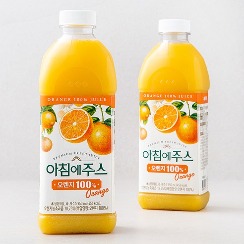 아침에주스 오렌지주스 950ml