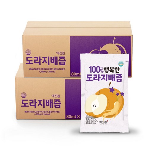 예진원 국내산 도라지배즙, 80ml