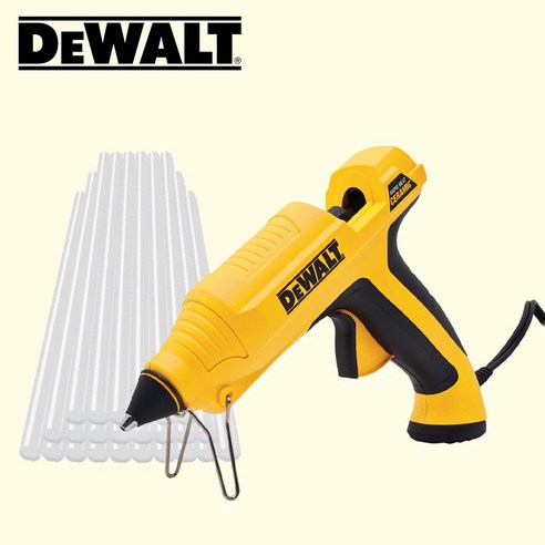 DEWALT 디월트 140W 급속 히팅 글루건 + 핫멜트 세트