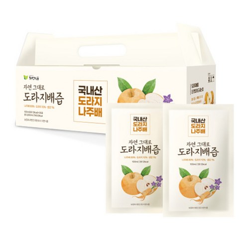 자연식품 자연그대로 도라지배즙 100ml