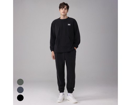 에버라스트 남자 플리스 트레이닝복 세트 러닝복 짐웨어